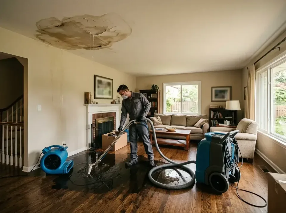attic-pipe-burst-ceiling-drip-008 — frequently asked questions, Water Damage Restoration & Carpet Care in Skokie, IL